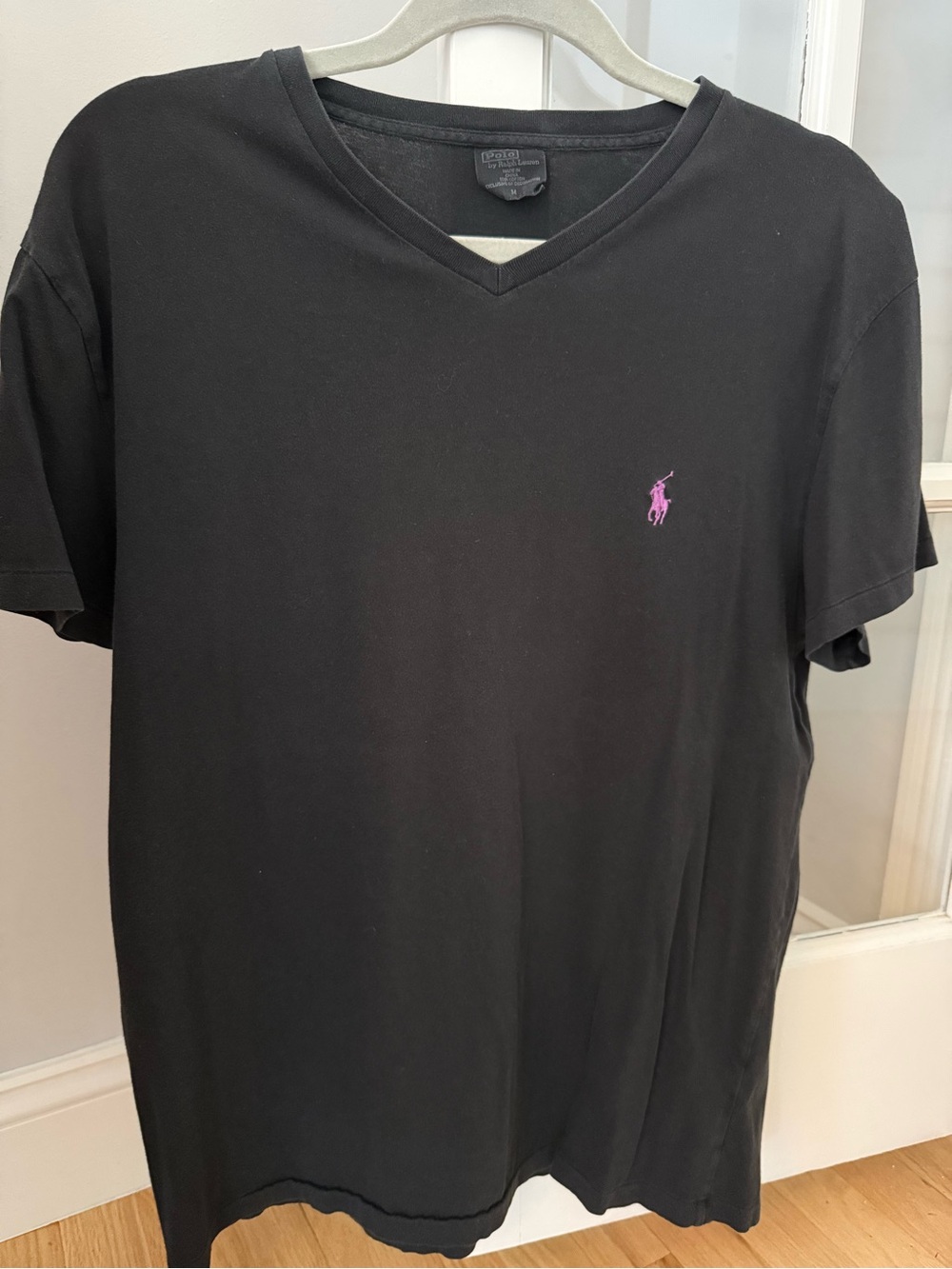 Ralph Lauren Polo Black V-Neck Short Sleeve Tee